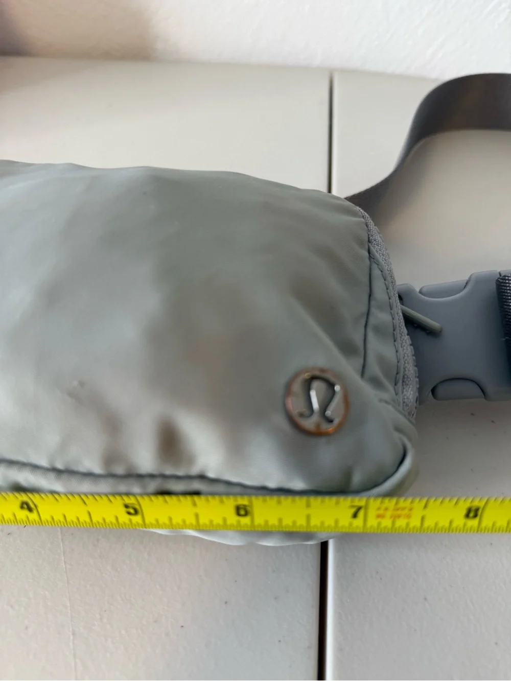 Lululemon Mini Belt Bag Light Gray Crossbody Fanny Pack